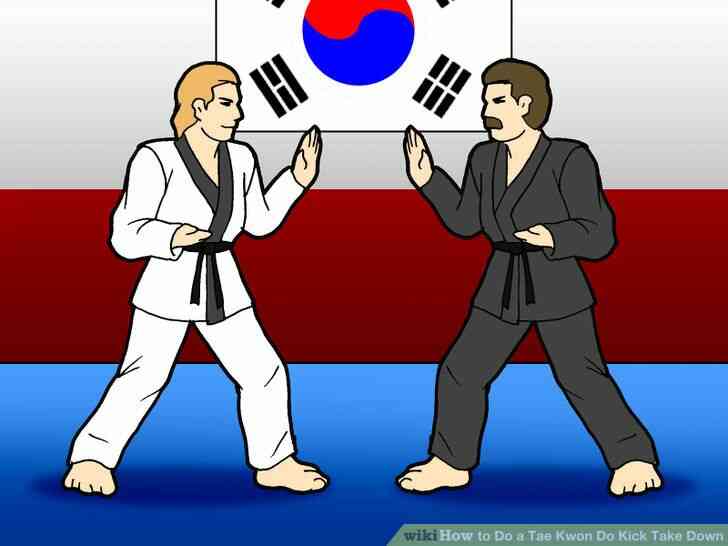 Image intitulée Faire un Tae Kwon Do Coup de Prendre vers le Bas de l